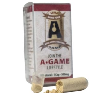 A-Game Male Herbal Solution –  FREE Sample ~ 1 Capsule ~ (ONE TIME ONLY, NOT AVAILABLE TO CUSTOMERS)