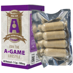 A-Game FOR WOMEN Herbal Solution  2 Week Supply | 4 Capsules -(Take 1 every 3 days)