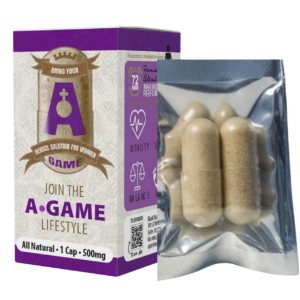 A-Game FOR WOMEN Herbal Solution  1 Week Supply | 2 Capsules -(Take 1 every 3 days)