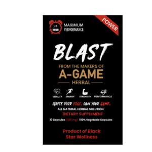 BLAST™ – 10 Capsules ~ A Quieter More Moderate Version of A-Game